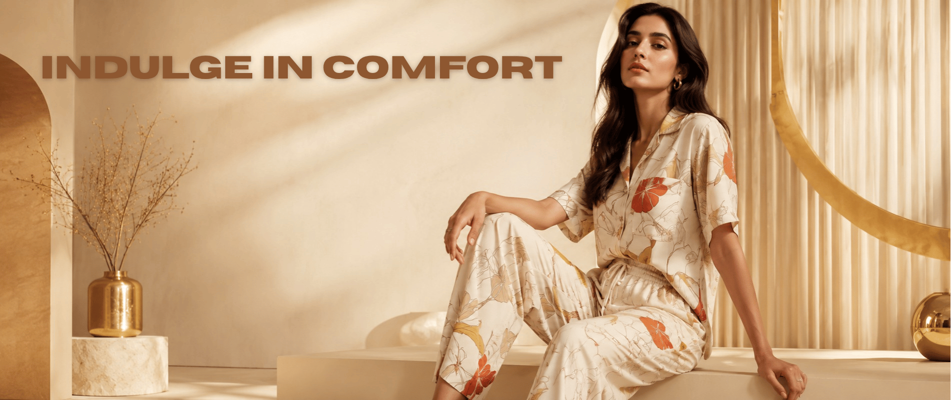 indulge in comfort